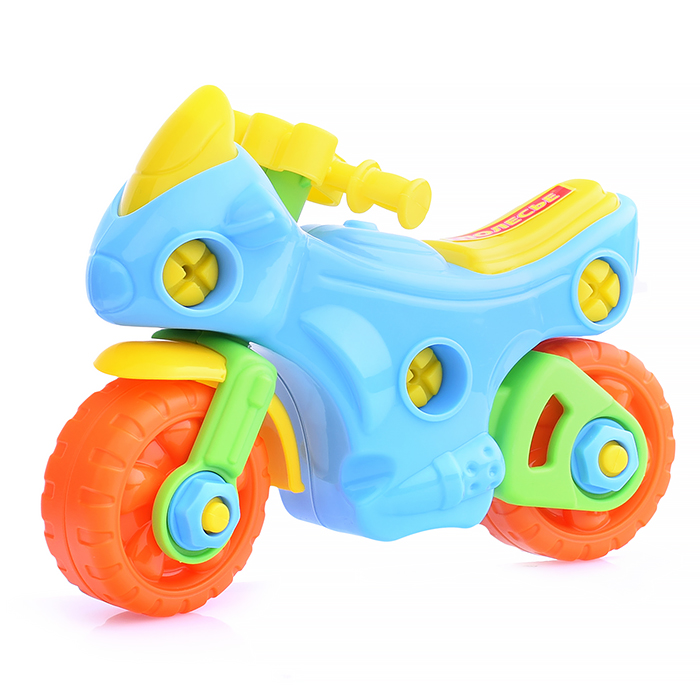 Фото к товару Конструктор-транспорт "Мотоцикл" (25 элементов) (в пакете) Конструктор-транспорт "Мотоцикл" (25 элементов) (в пакете)