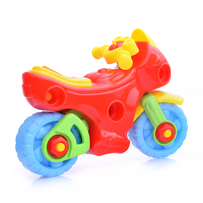 Фото к товару Конструктор-транспорт "Мотоцикл" (25 элементов) (в пакете) Конструктор-транспорт "Мотоцикл" (25 элементов) (в пакете)