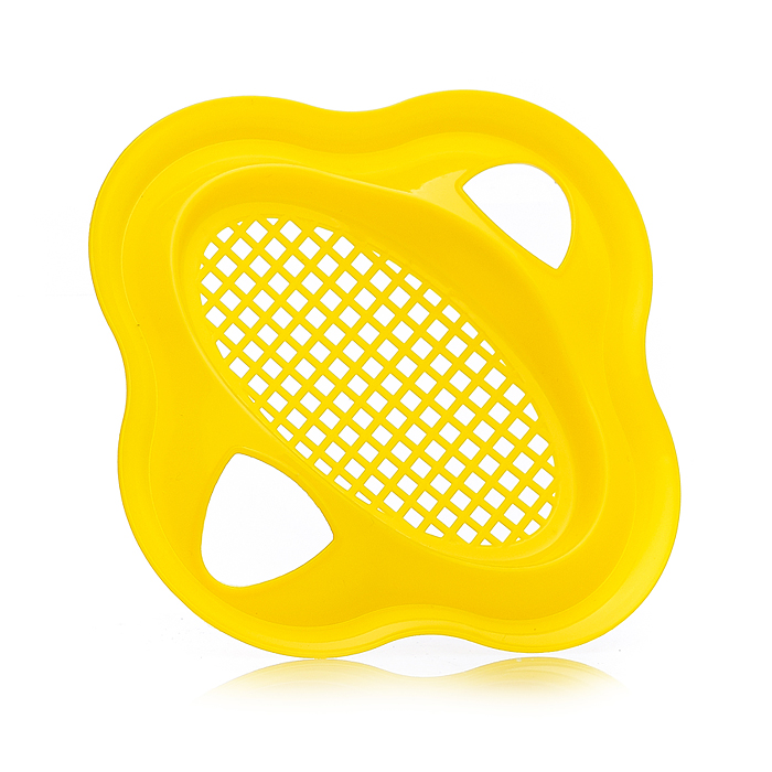 Фото к товару Набор №142: ведро-цветок среднее, ситечко-цветок, лопатка №5, грабельки №5, 4 формочки Набор №142: ведро-цветок среднее, ситечко-цветок, лопатка №5, грабельки №5, 4 формочки