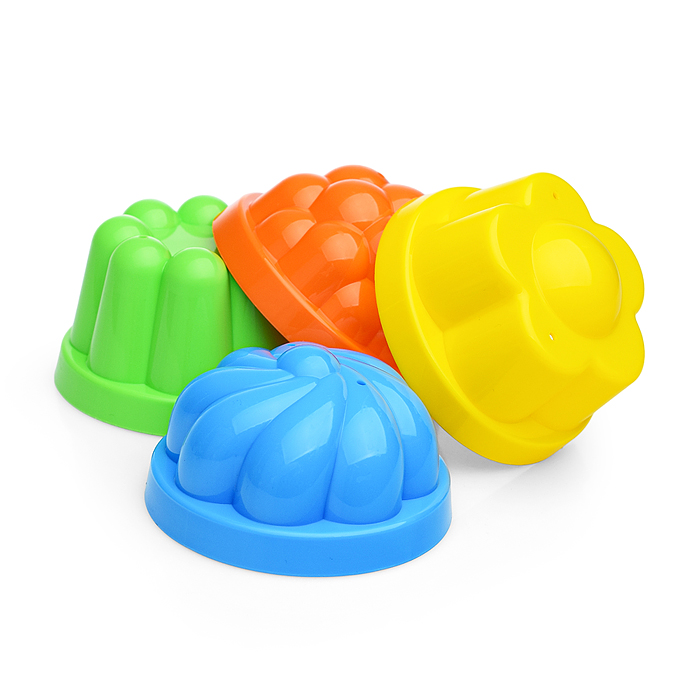 Фото к товару Набор №142: ведро-цветок среднее, ситечко-цветок, лопатка №5, грабельки №5, 4 формочки Набор №142: ведро-цветок среднее, ситечко-цветок, лопатка №5, грабельки №5, 4 формочки