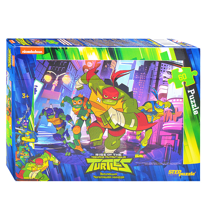 Пазлы 60 "Черепашки Ниндзя" (Никелодеон) Пазлы 60 "Черепашки Ниндзя" (Никелодеон)