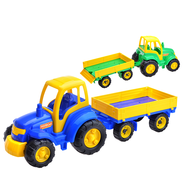 Чемпион трактор с прицепом(в сеточке) Чемпион трактор с прицепом(в сеточке)