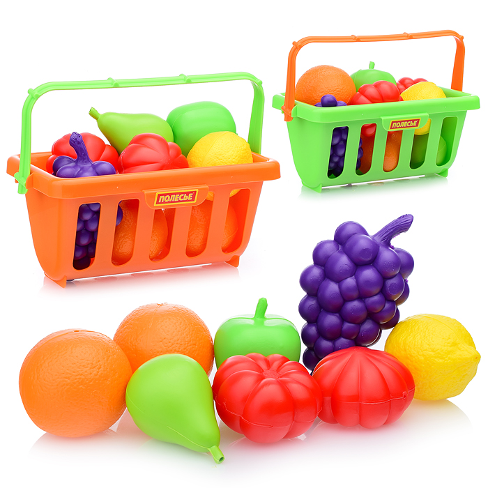 Набор продуктов с корзинкой №2 (9 элементов) (в сеточке) Набор продуктов с корзинкой №2 (9 элементов) (в сеточке)