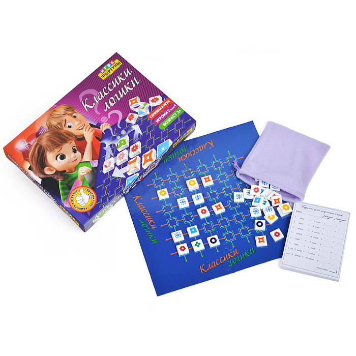 Фото к товару Настольная семейная игра "Классики логики" Настольная семейная игра "Классики логики"