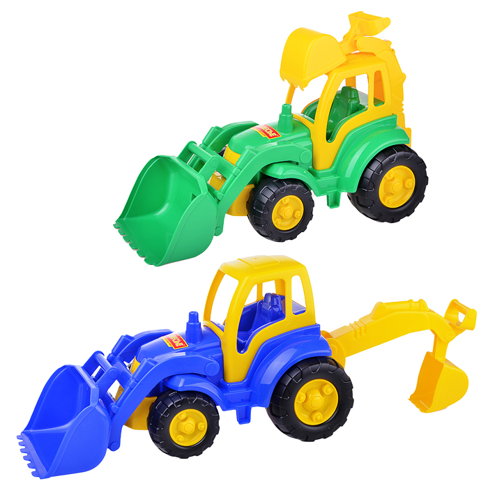 Чемпион трактор с лопатой и ковшом Чемпион трактор с лопатой и ковшом