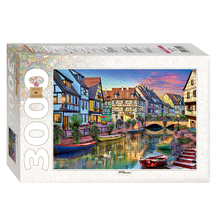 Пазлы 3000 "Канал Кольмар. Франция" Пазлы 3000 "Канал Кольмар. Франция"