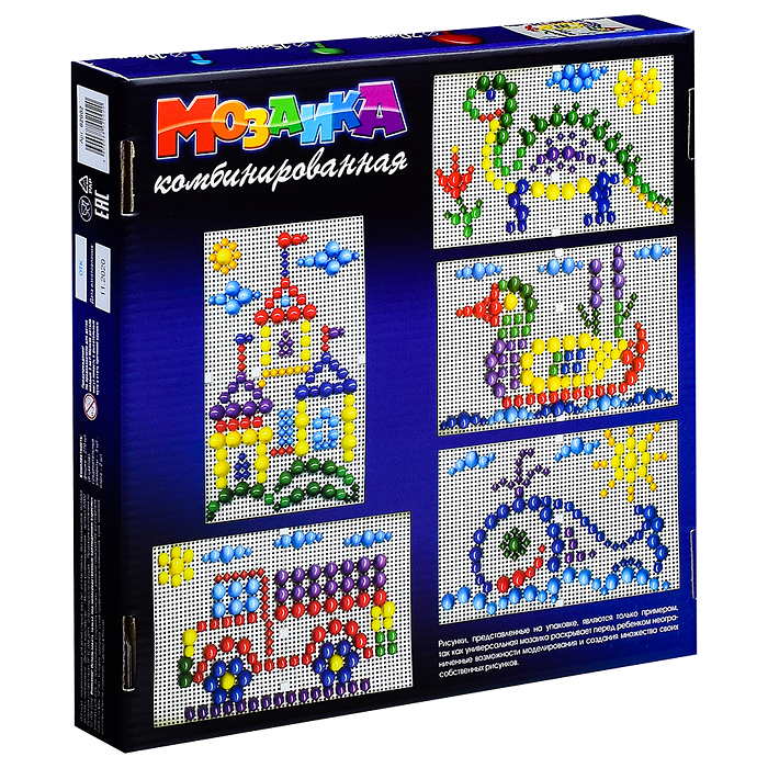 Фото к товару Мозаика 10+15+20 6цв. 270шт. (2 поля) Мозаика 10+15+20 6цв. 270шт. (2 поля)