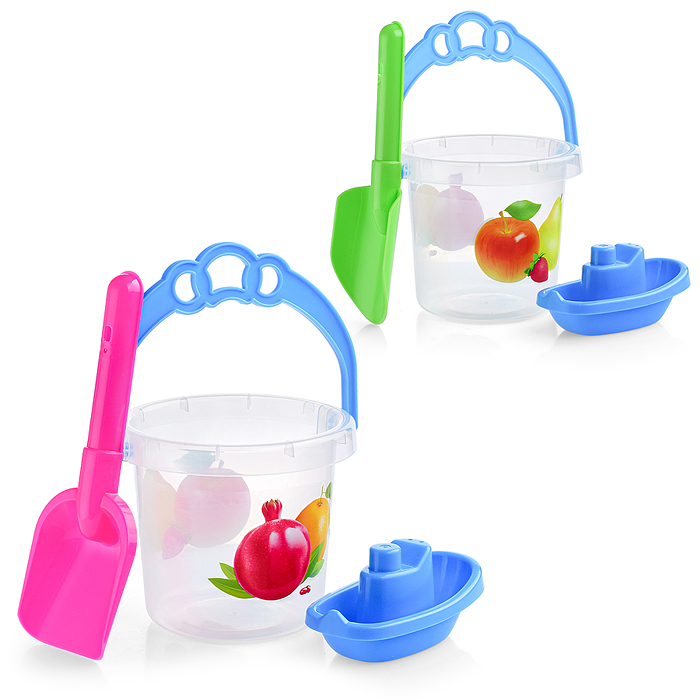 Песочный набор № 121 (ведро 0,8 л термо, совок 19см, кораблик малый) Песочный набор № 121 (ведро 0,8 л термо, совок 19см, кораблик малый)