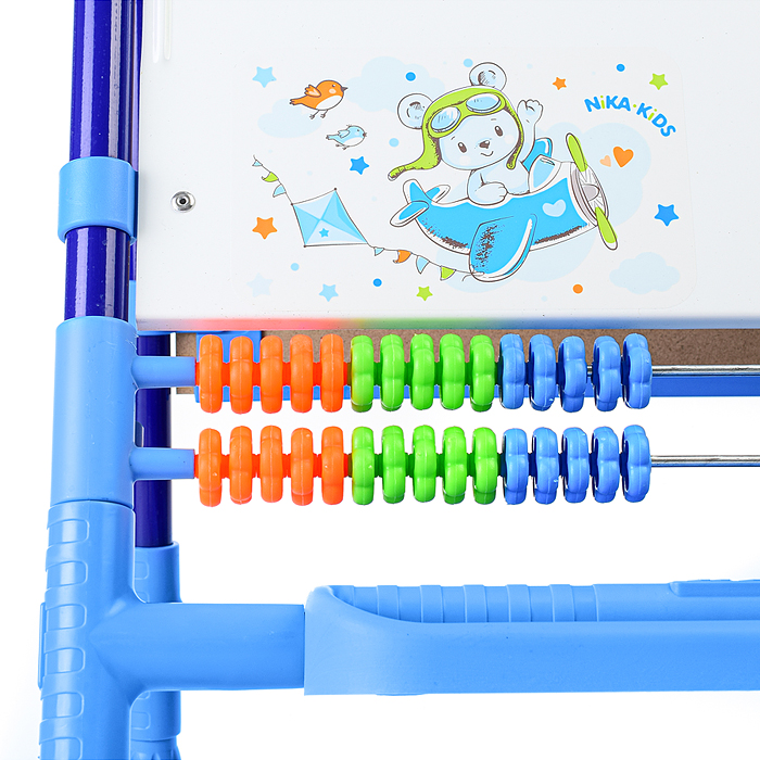 Фото к товару Мольберт «Доска знаний» двусторонний (синий) Мольберт «Доска знаний» двусторонний (синий)