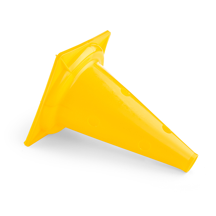 Фото к товару Конус с отверстиями (желтый) Конус с отверстиями (желтый)