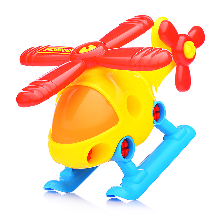 Фото к товару Конструктор-транспорт "Вертолёт" (16 элементов) (в сеточке) Конструктор-транспорт "Вертолёт" (16 элементов) (в сеточке)