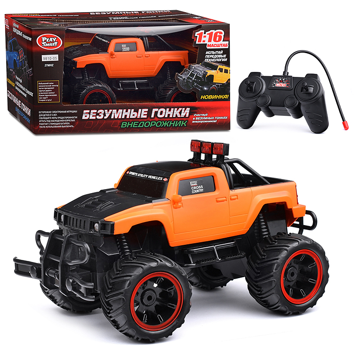 Фото к товару Машина 9810-05/06 "Внедорожник №3" р/у, в коробке Машина 9810-05/06 "Внедорожник №3" р/у, в коробке