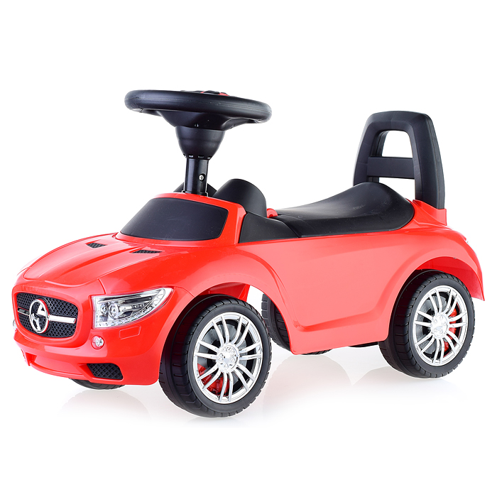 Каталка-автомобиль "SuperCar" №1 со звуковым сигналом (красная) Каталка-автомобиль "SuperCar" №1 со звуковым сигналом (красная)