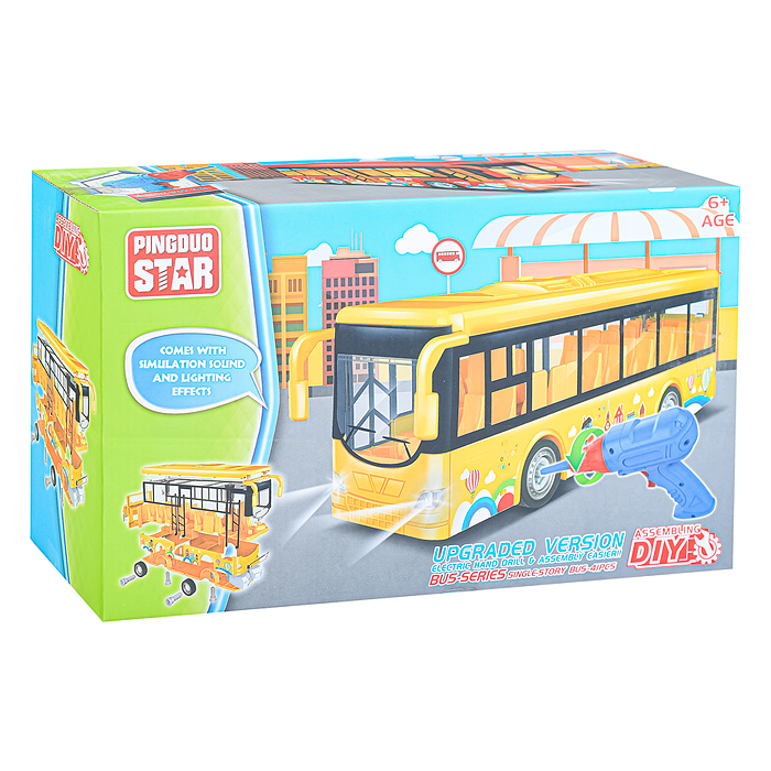 Фото к товару Конструктор PD55-25 "Автобус" в коробке Конструктор PD55-25 "Автобус" в коробке