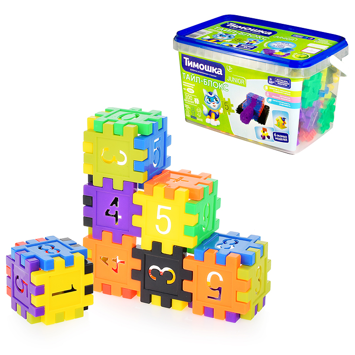 Конструктор "Тайл - Блокс" 100деталей Конструктор "Тайл - Блокс" 100деталей