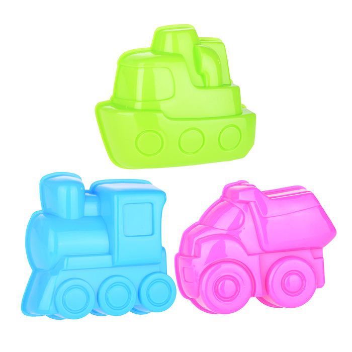Формочки Транспорт 3шт. Формочки Транспорт 3шт.