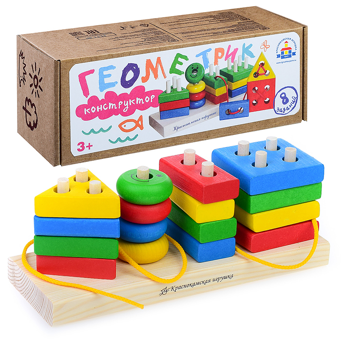 Набор строительных деталей "Геометрик" Набор строительных деталей "Геометрик"