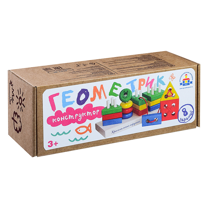 Фото к товару Набор строительных деталей "Геометрик" Набор строительных деталей "Геометрик"