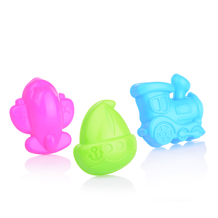 Формочки для песка (3 штуки в сетке) ( Кораблик, паровозик, самолетик) Формочки для песка (3 штуки в сетке) ( Кораблик, паровозик, самолетик)