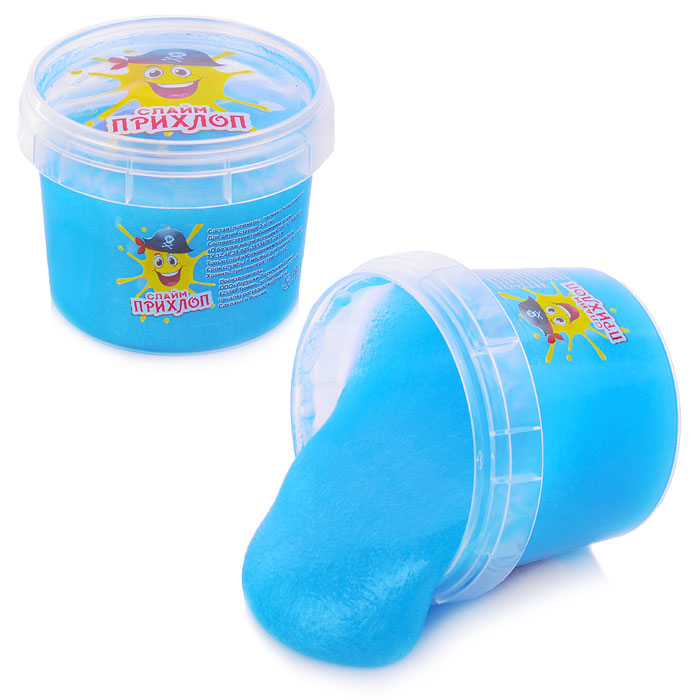 Слайм перламутровый, голубой 100 гр. Слайм перламутровый, голубой 100 гр.