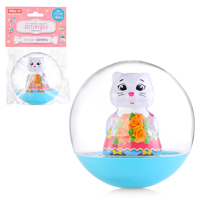 Погремушка "Неваляшка Кошечка" в пакете Погремушка "Неваляшка Кошечка" в пакете