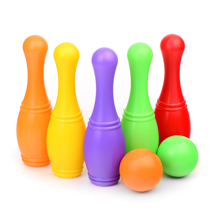 Фото к товару Кегли с мячиком (5+2) Кегли с мячиком (5+2)
