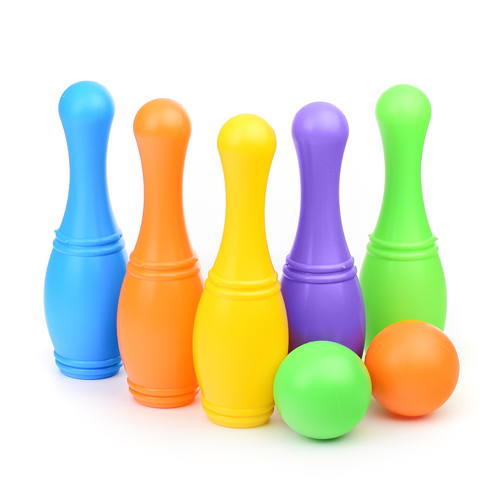 Фото к товару Кегли с мячиком (5+2) Кегли с мячиком (5+2)