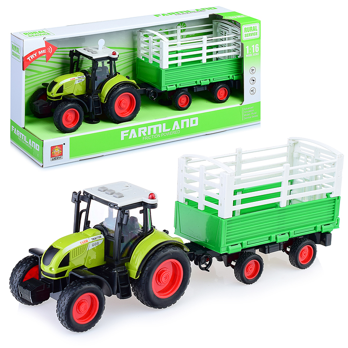 Трактор WY900H "Ферма" 1:16 (свет, звук) в коробке Трактор WY900H "Ферма" 1:16 (свет, звук) в коробке