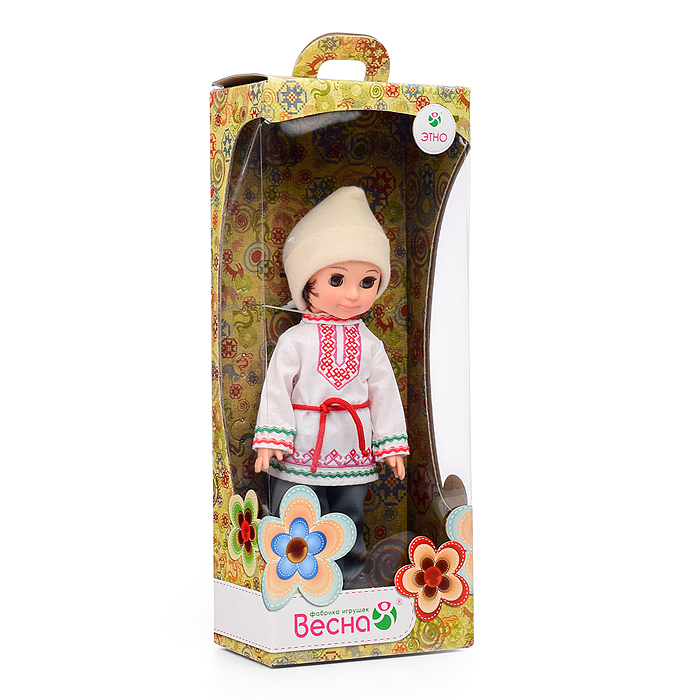 Фото к товару Кукла Мальчик в марийском костюме 30 см Кукла Мальчик в марийском костюме 30 см