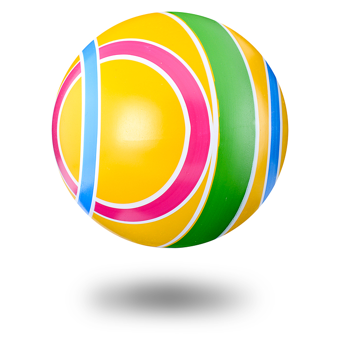 Фото к товару Мяч, ручное окраш. d-100 Мяч, ручное окраш. d-100