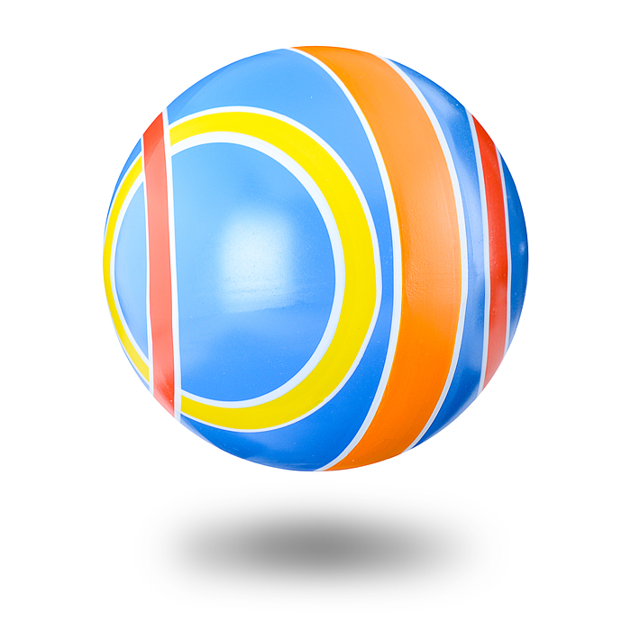 Фото к товару Мяч, ручное окраш. d-100 Мяч, ручное окраш. d-100