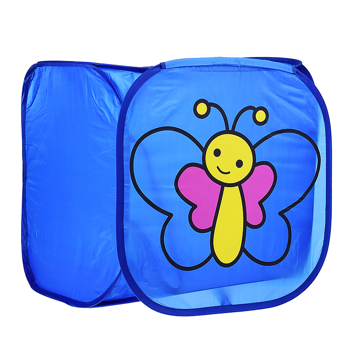 Фото к товару Корзина для игрушек 00-0090 "Бабочка" 45*45*45см. Корзина для игрушек 00-0090 "Бабочка" 45*45*45см.