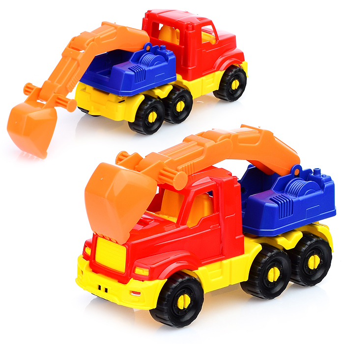 Машинка Экскаватор "Добрыня" Классический 20 см Машинка Экскаватор "Добрыня" Классический 20 см