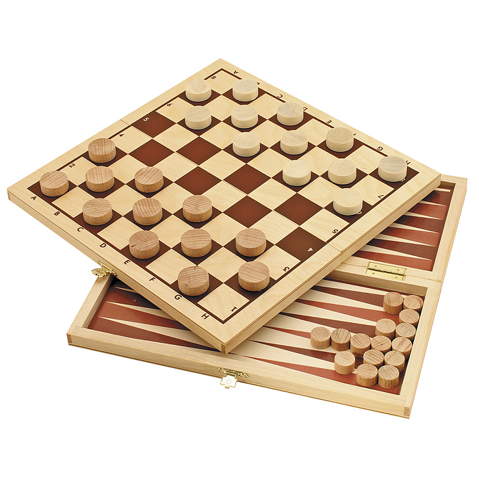 Набор настольных игр "Шашки+нарды" Набор настольных игр "Шашки+нарды"