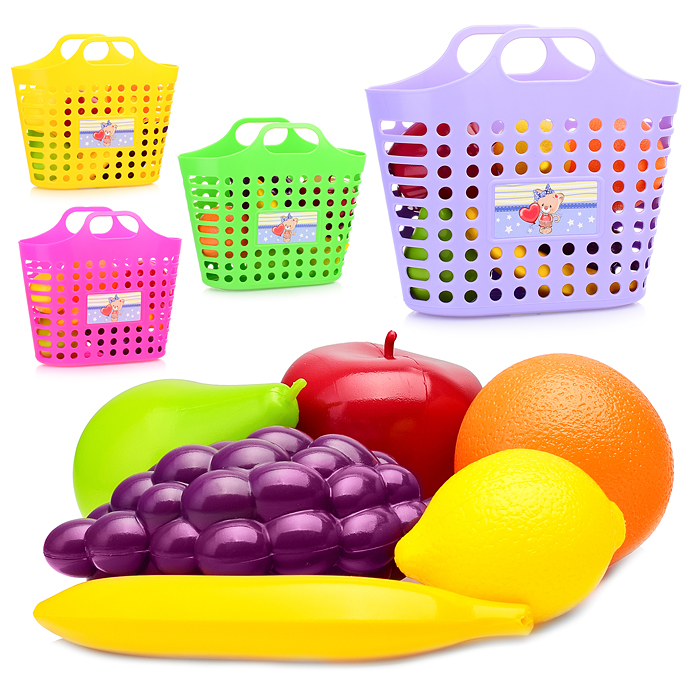 Игровой набор "Фруктовая корзинка" (7пр.) Игровой набор "Фруктовая корзинка" (7пр.)