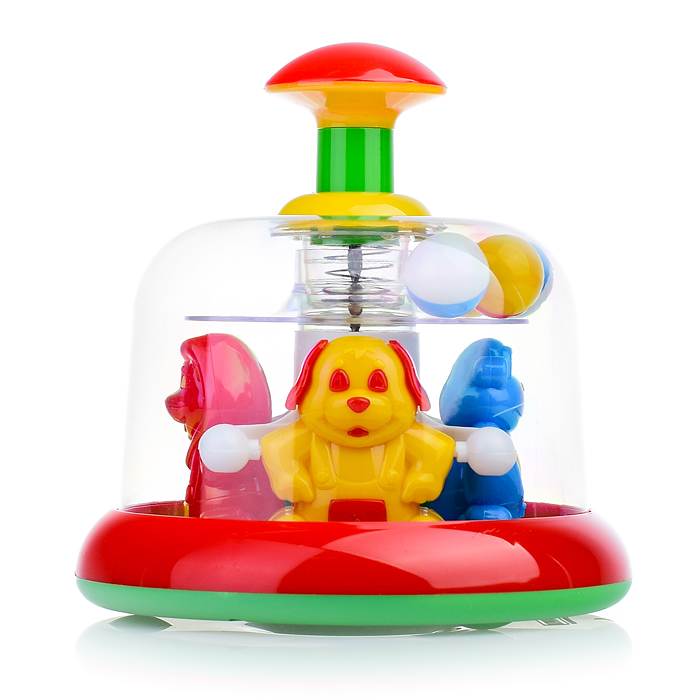 Фото к товару Юла-карусель "Цирк" (в п/пакете) Юла-карусель "Цирк" (в п/пакете)