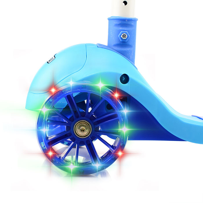 Фото к товару Самокат U062786Y синий, в коробке Самокат U062786Y синий, в коробке