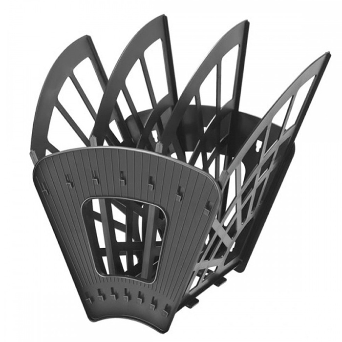 Лоток 5-ти секционный Эконом, 4 отделения черный Лоток 5-ти секционный Эконом, 4 отделения черный