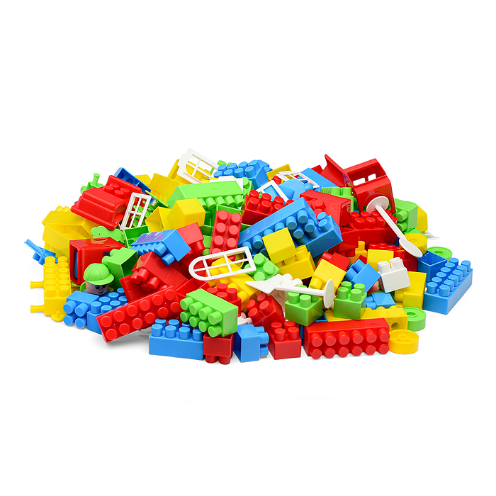 Фото к товару Конструктор "Строитель" (181 элем. в пакете) Конструктор "Строитель" (181 элем. в пакете)