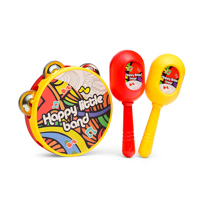 Фото к товару Набор музыкальных инструментов L046 "Маленький музыкант" в пакете Набор музыкальных инструментов L046 "Маленький музыкант" в пакете