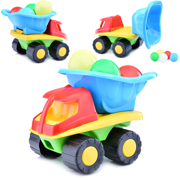 Авто Грузовик "Тюльпан" + Шарики Авто Грузовик "Тюльпан" + Шарики