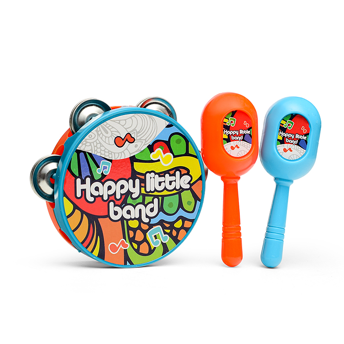 Набор музыкальных инструментов L047 "Счастливая маленькая группа" в пакете Набор музыкальных инструментов L047 "Счастливая маленькая группа" в пакете