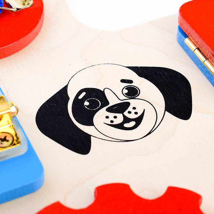 Фото к товару Бизиборд "Паровозик" Бизиборд "Паровозик"