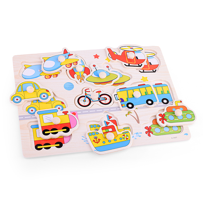 Пазл-вкладыш D0059 "Транспорт вид 3"