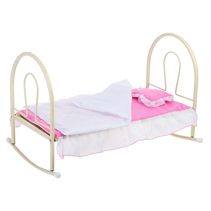 Фото к товару Кроватка кукольная люлька Кроватка кукольная люлька
