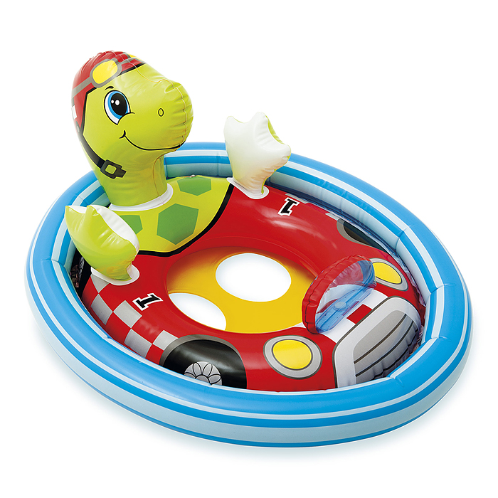 Фото к товару Круг для плавания "Зверюшки", с сиденьем, от 3-4 лет, цвета МИКС, 59570NP INTEX Круг для плавания "Зверюшки", с сиденьем, от 3-4 лет, цвета МИКС, 59570NP INTEX