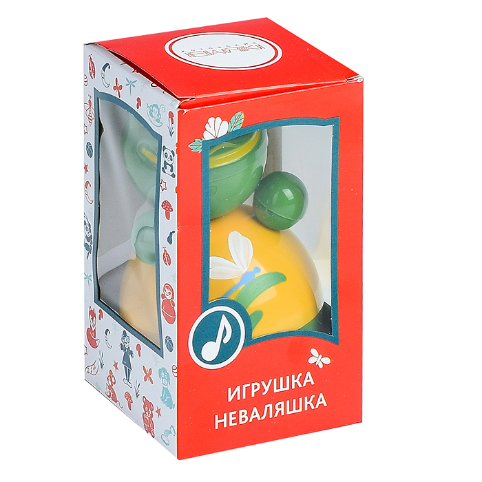 Фото к товару Неваляшка Лягушка в худ. упаковке Неваляшка Лягушка в худ. упаковке