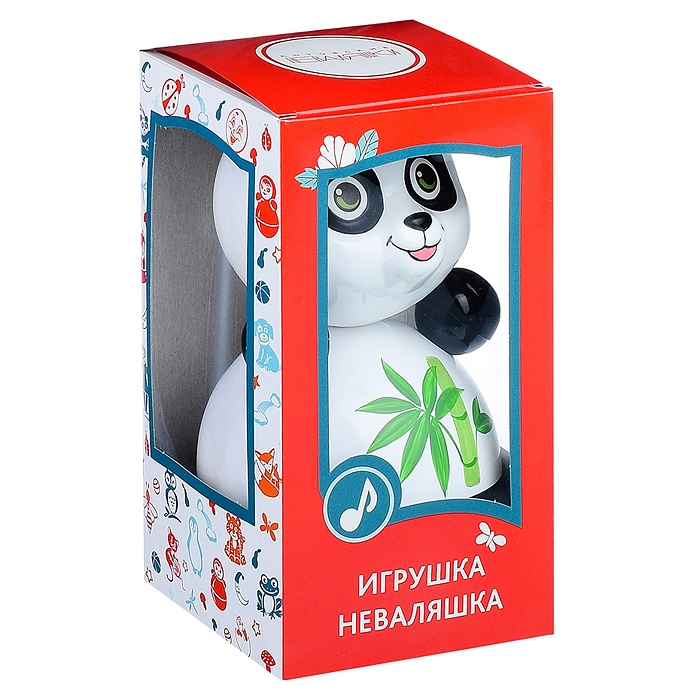 Фото к товару Неваляшка Пандочка в худ. упаковке Неваляшка Пандочка в худ. упаковке