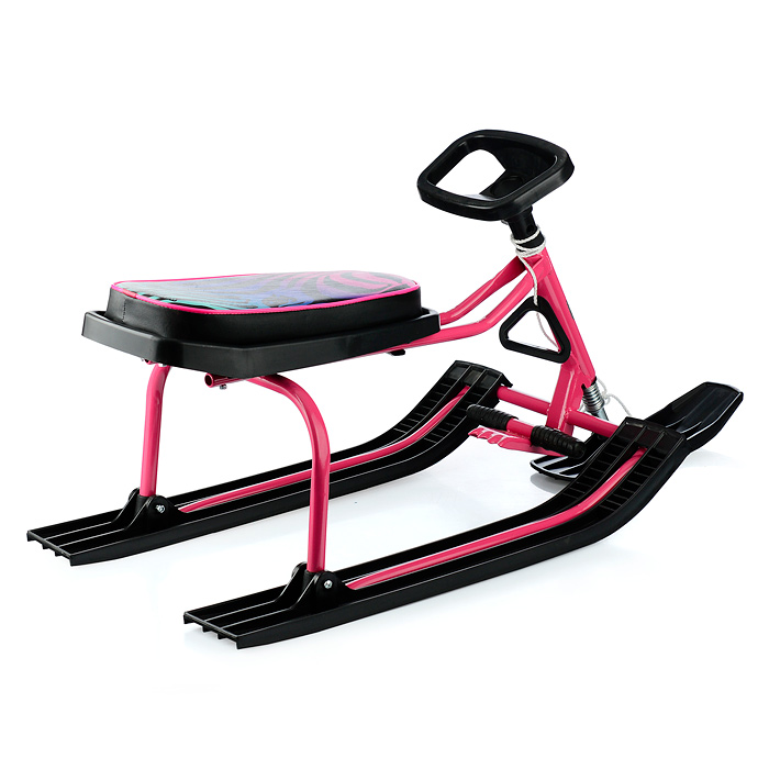 Фото к товару Игрушка Снегокат детский 210 "Зебра" с высокой рамой (Розовая) Игрушка Снегокат детский 210 "Зебра" с высокой рамой (Розовая)