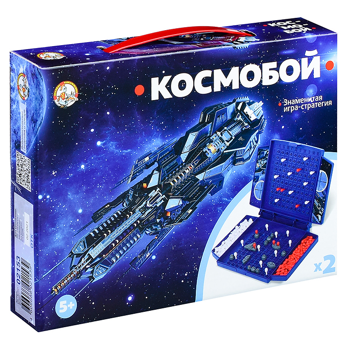 Фото к товару Настольная игра "Космобой" мини Настольная игра "Космобой" мини